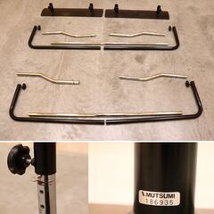 ≪zys2273ジ限≫MUTSUMI/睦三 平行棒 手すり/立ち上がりバー 幅・高さ調節可能 トレーニング/ストレッチ/歩行訓練/運動 宮城県仙台市 70530-23の画像