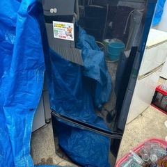 三菱2ドア冷蔵庫 146L 2015年製 MR-P15 ブラック 黒 中古品