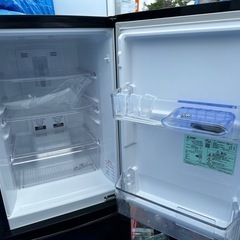 三菱2ドア冷蔵庫 146L 2015年製 MR-P15 ブラック 黒 中古品の画像