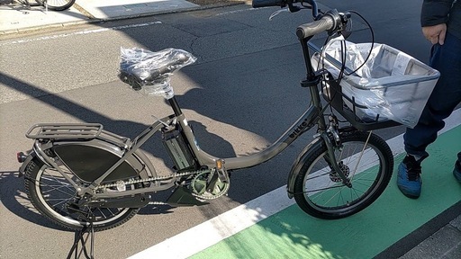 試乗?新車仕上げ⭐️中古子供乗せ電動自転車 ブリヂストンビッケ