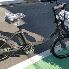 試乗🉑新車仕上げ⭐️中古子供乗せ電動自転車 ブリヂストンビッケの画像
