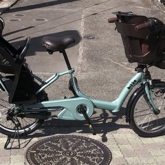 試乗🉑新車仕上げ⭐️中古子供乗せ電動自転車 ブリヂストンビッケの画像