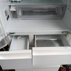 パナソニック製のノンフロン冷凍冷蔵庫　2023年製 品番：NR-F539HPX-W形の画像
