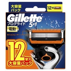 ジレット プログライド 髭剃り カミソリ 替刃12個