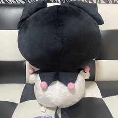 お話し中です(*^▽^*)タグ付きbig♡クロミちゃんぬいぐるみの画像