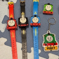 トーマスホテルコースターおもちゃグッズ腕時計ガチャハッピーセットの画像