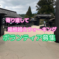 ウォーキングイベントのボランティア