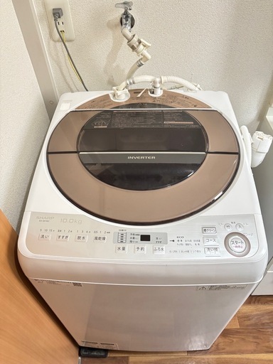 訂正→2018年製　１０キロ　SHARP シャープ　洗濯機