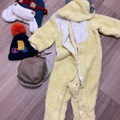 男の子　秋冬服　まとめ売り　80〜90 帽子の画像