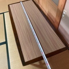 ローテーブル　洋間　洋風　ブラウン　木製　ミッドセンチュリー　昭和レトロ　ビンテージの画像