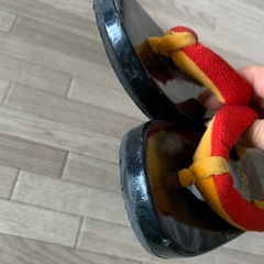 桐の下駄 浴衣にの画像