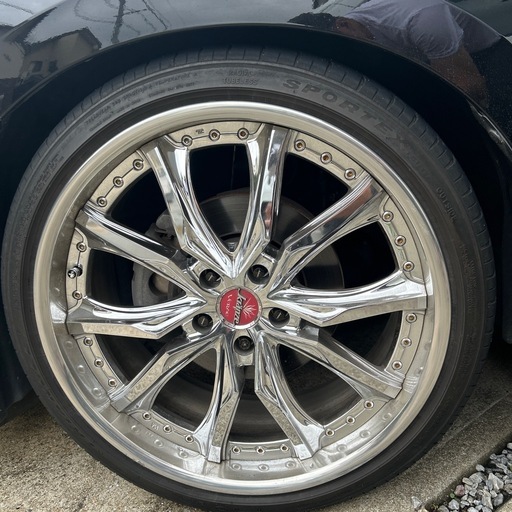 20インチ‼️深リム‼️アルミホイールセット‼️