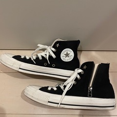 converse スタッズ付きスニーカー 約25センチの画像