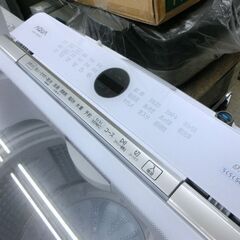 洗濯機 9.0kg アクア 2022年製 AQW-VX9M 洗剤・柔軟剤自動投入 AQUA 9kg クリアガラストップ 札幌 西野店の画像