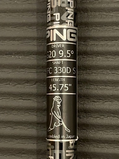 PING G20ドライバー 9.5° （フレックスS）