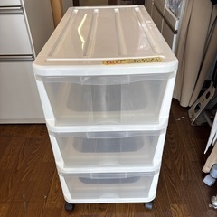 【プラケース 3段】【収納ケース】【在庫2点】クリーニング済み【...