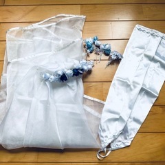 ウェディングドレス セットの画像