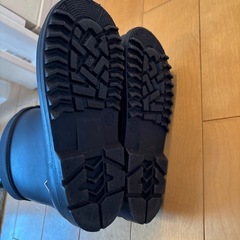 値下げ❣️22センチ　長靴　ネイビー　レインブーツの画像