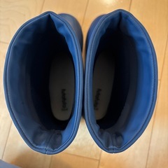 値下げ❣️22センチ　長靴　ネイビー　レインブーツの画像
