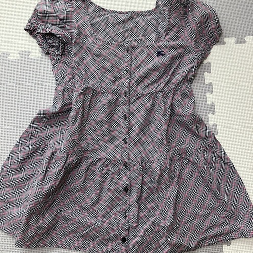 Burberry パフスリーブブラウス