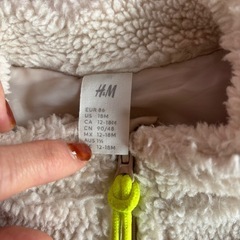 h&mボアフリース
の画像