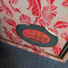 昭和レトロ 衣装缶 花柄の画像