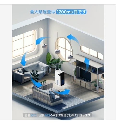 【新品】除湿機 衣類乾燥 小型 静音 省エネ