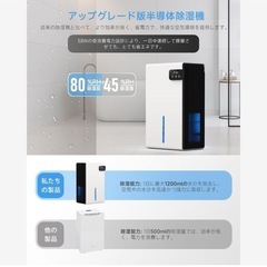 【新品】除湿機 衣類乾燥 小型 静音 省エネ の画像