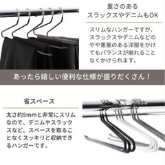 【新品未使用】ズボンハンガー 【整理収納アドバイザー監修】 の画像