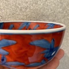 源右衛門　げんえもん　お椀　青赤花模様飯碗　食器　有田　有田団地の画像