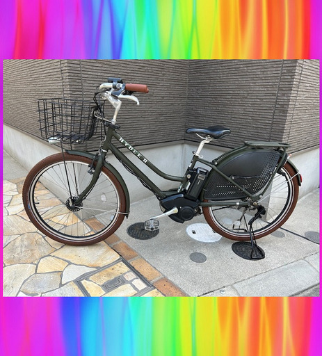子供乗せ　2人　ブリヂストン　電動アシスト自転車　バッテリー8.7ah BRIDGESTONE 電動自転車 子供乗せ ブリヂストン HYDEE.II