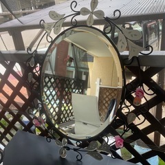 鏡　机の画像