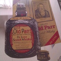 Old Parr オールドパー　　 パブミラー　壁掛け鏡 ウォールミラーの画像