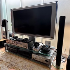 SONY ５２インチ液晶テレビ  純正テレビ台付の画像