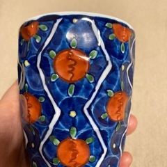 源右衛門窯 　青花柄　美品　湯飲み　有田焼き　波佐見焼き　　の画像