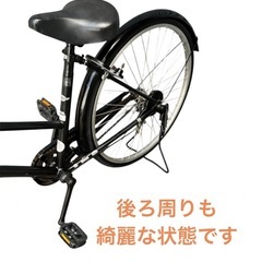 ママチャリ自転車 26インチ 黒色 NO.558の画像