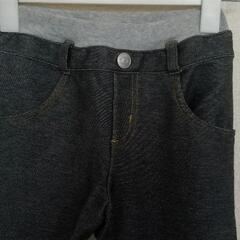 キッズ CRAF (カーフ)ストレッチパンツ ダークグレー 130cmの画像