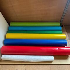切り売りカラフルシート　の画像
