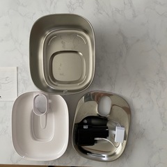 ペット用自動給水器】4L大容量／ステンレス製／無線・充電式の画像