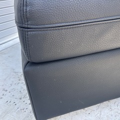 IKEA １人掛け レザーソファ mw0364の画像