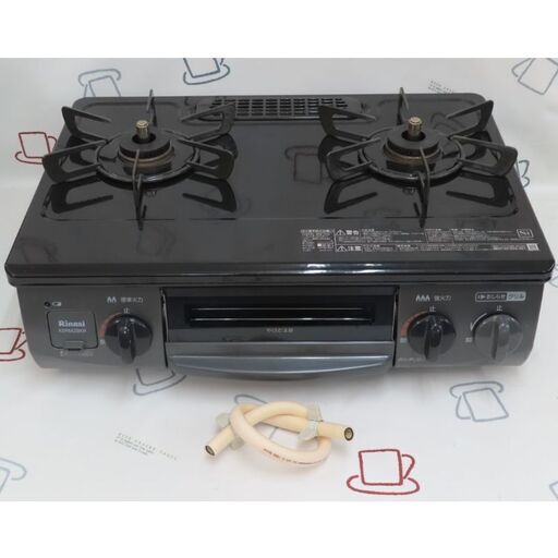 ☆リンナイ 都市ガスガステーブル 12A13A KSR562BKR/RT34NJH 2019年♪
