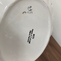 【中古品】お皿 花柄 フルーツバスケット 小物入れの画像