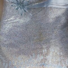 光る！プレミアムおしゃれドレス(エルサ)100～110cmの画像