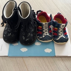 サンダル、ブーツ2点セット
