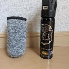 熊撃退スプレー（手製のケース付き）