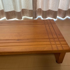 【0円】木製の台・棚（縦35cm✖️横90cm✖️高さ13.5cm）の画像