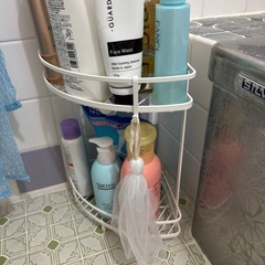 お風呂セットと防水カーテンまとめて売りますの画像