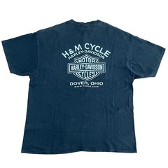 Harley-Davidson Tシャツ H&M CYCLE 黒XLの画像