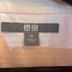 ユニクロUNIQLO シャツ　ピンクの画像