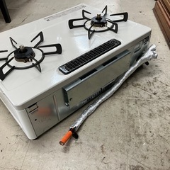 H2506-325 リンナイ ガステーブル KG66VTWL 2022年製 LPガス用 通電確認済み 中古の画像